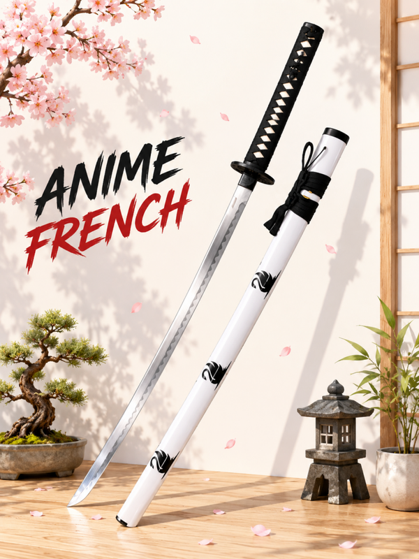 katana décoratif (toles d'acier)