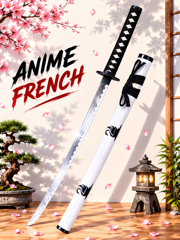 katana décoratif (toles d'acier)