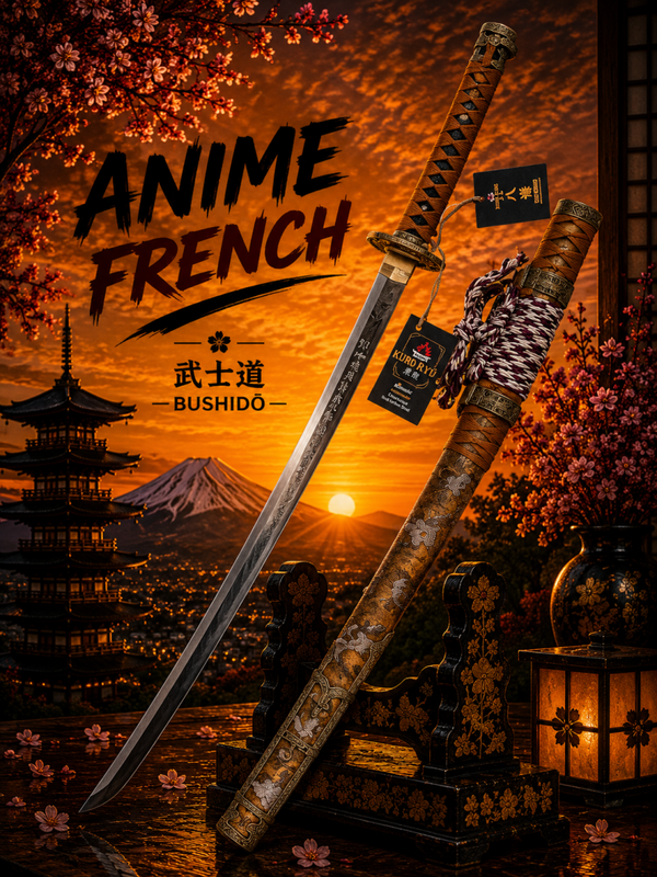 katana décoratif (Acier  1090)