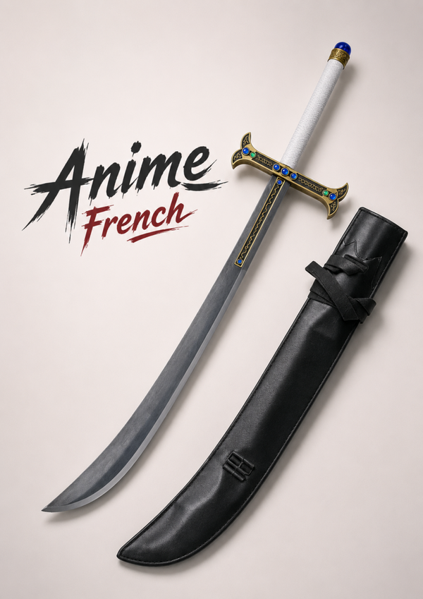 katana décoratif (toles d'acier)