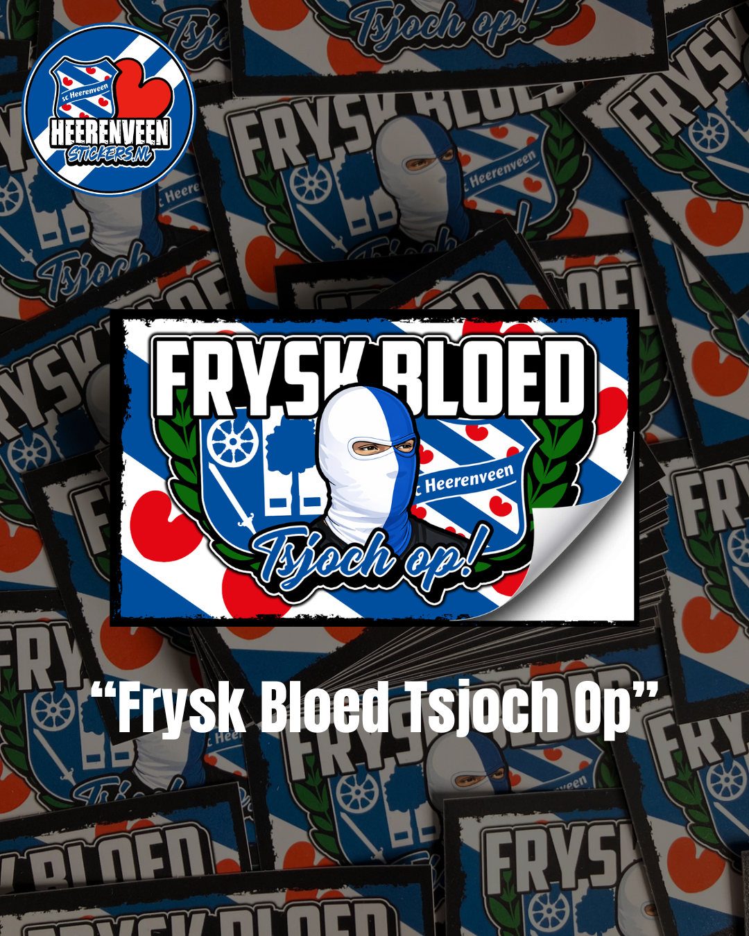 Frysk Bloed Tsjoch op | Stickers