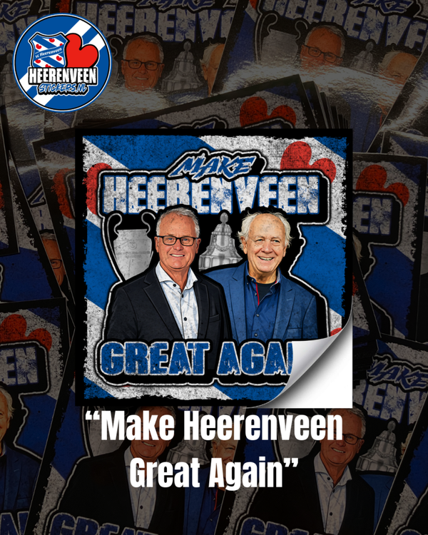 Make Heerenveen Great Again 10x10 | Stickers