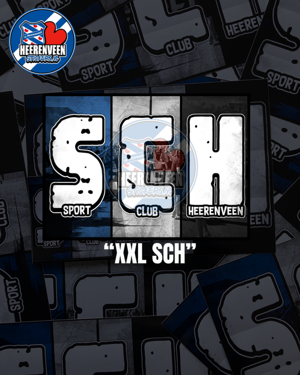 XL SCH Sport Club Heerenveen A5 | Stickers