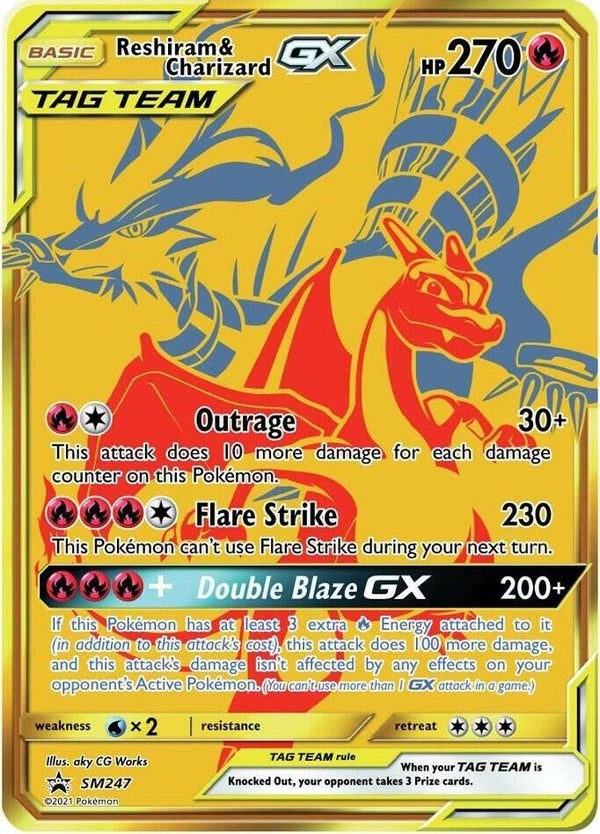 Reshiram & Charizard Gx