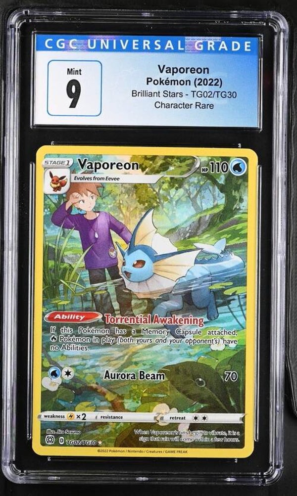 Vaporeon TG02/TG30 - CGC 9