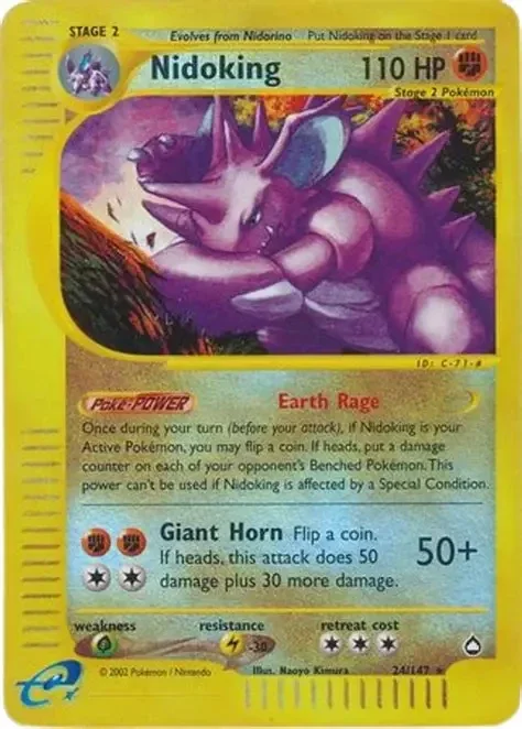 Nidoking (Reverse holo)