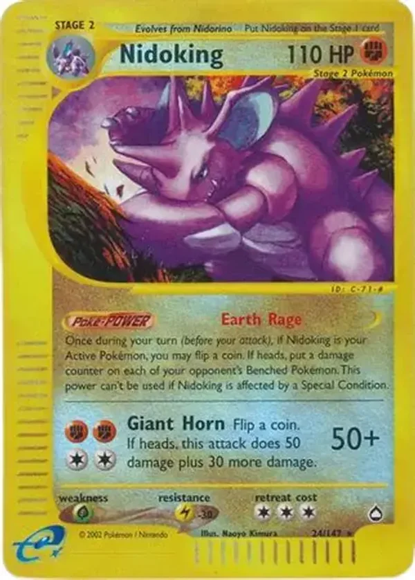 Nidoking (Reverse holo)
