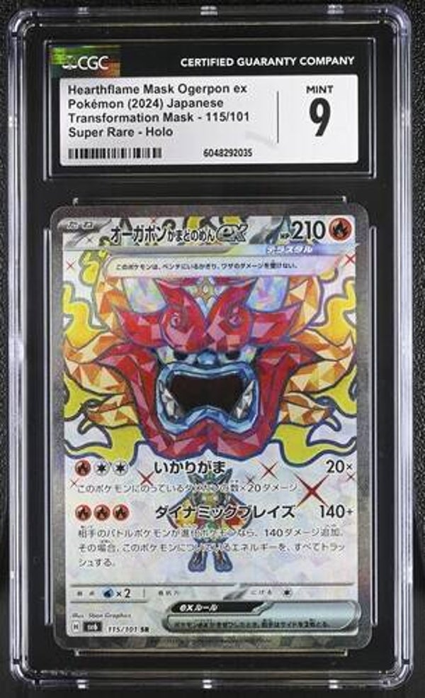 Hearthflame Mask Ogerpon ex cgc 9