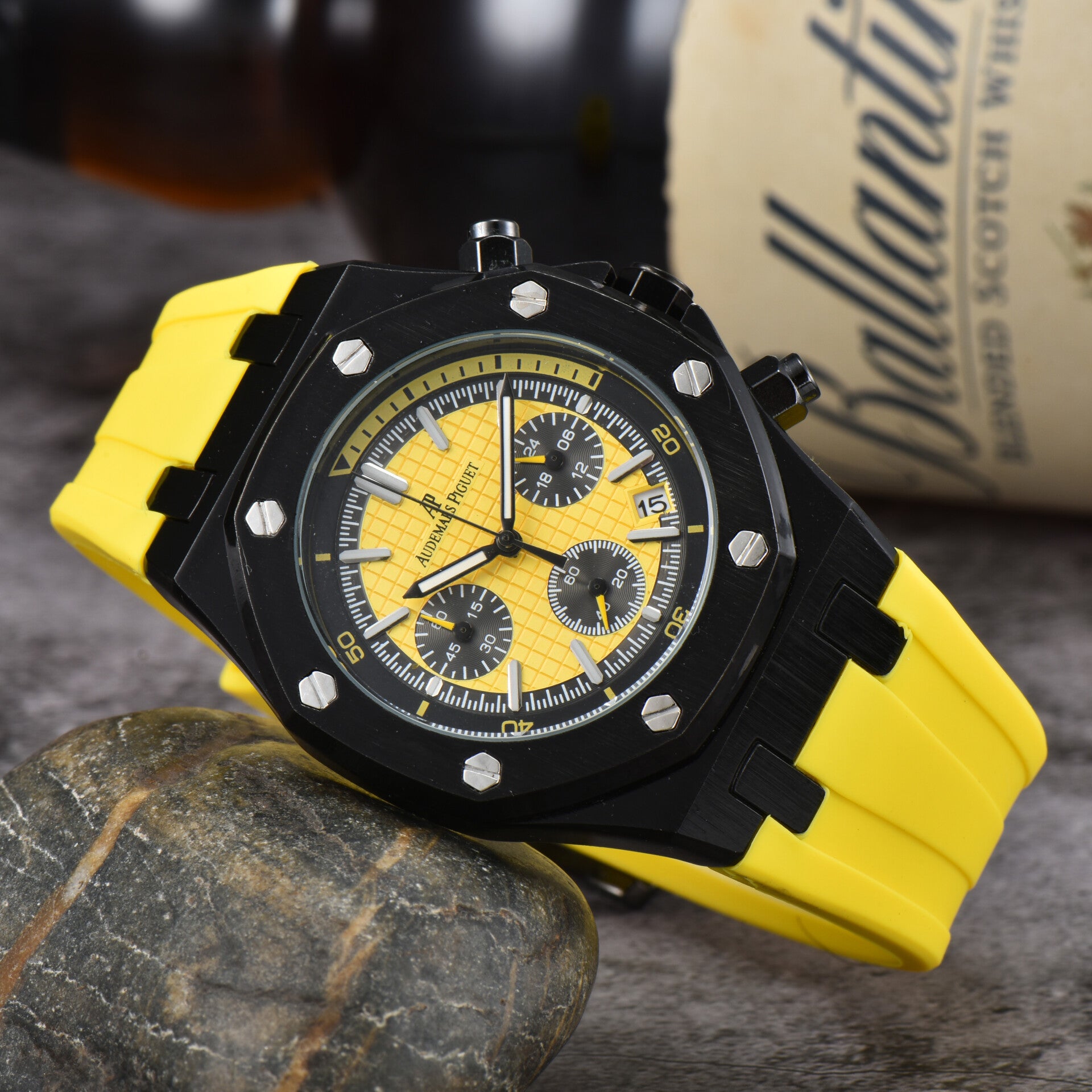 Audemars Piguet Royal Oak Offshore yellow silicone chronograph