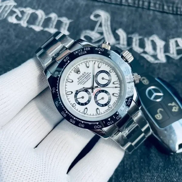 Rolex Daytona White Panda Ceramic Oystersteel