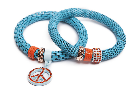 Silis Snake Strass Turquoise