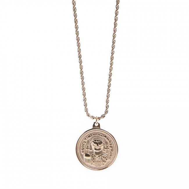 Necklace Coin XL Rosé All Day