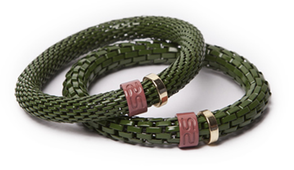 Silis Snake Mix Dark Green Massala