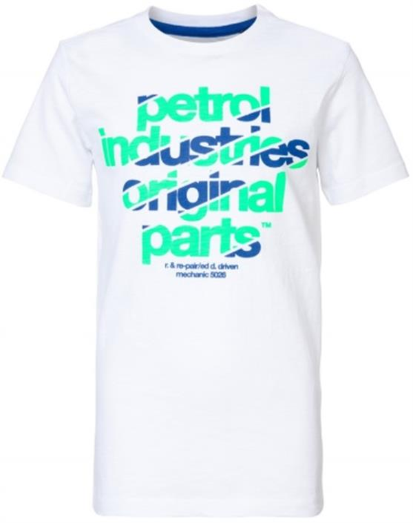 Petrol White Fluor print