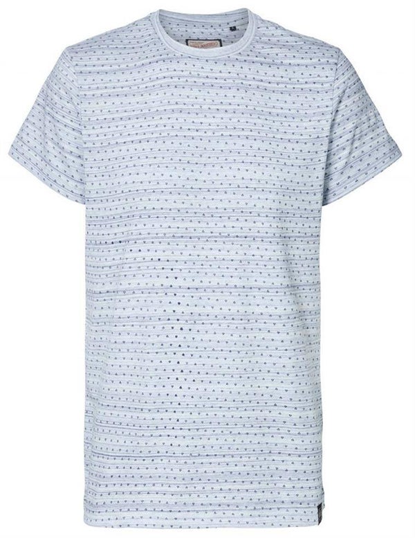 Petrol Light blue striped