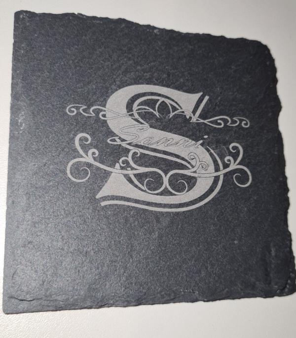 Personalisierte Schieferplatte - Untersetzer