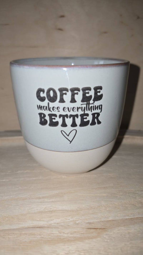 Tee-Tasse (ohne Henkel) personalisiert