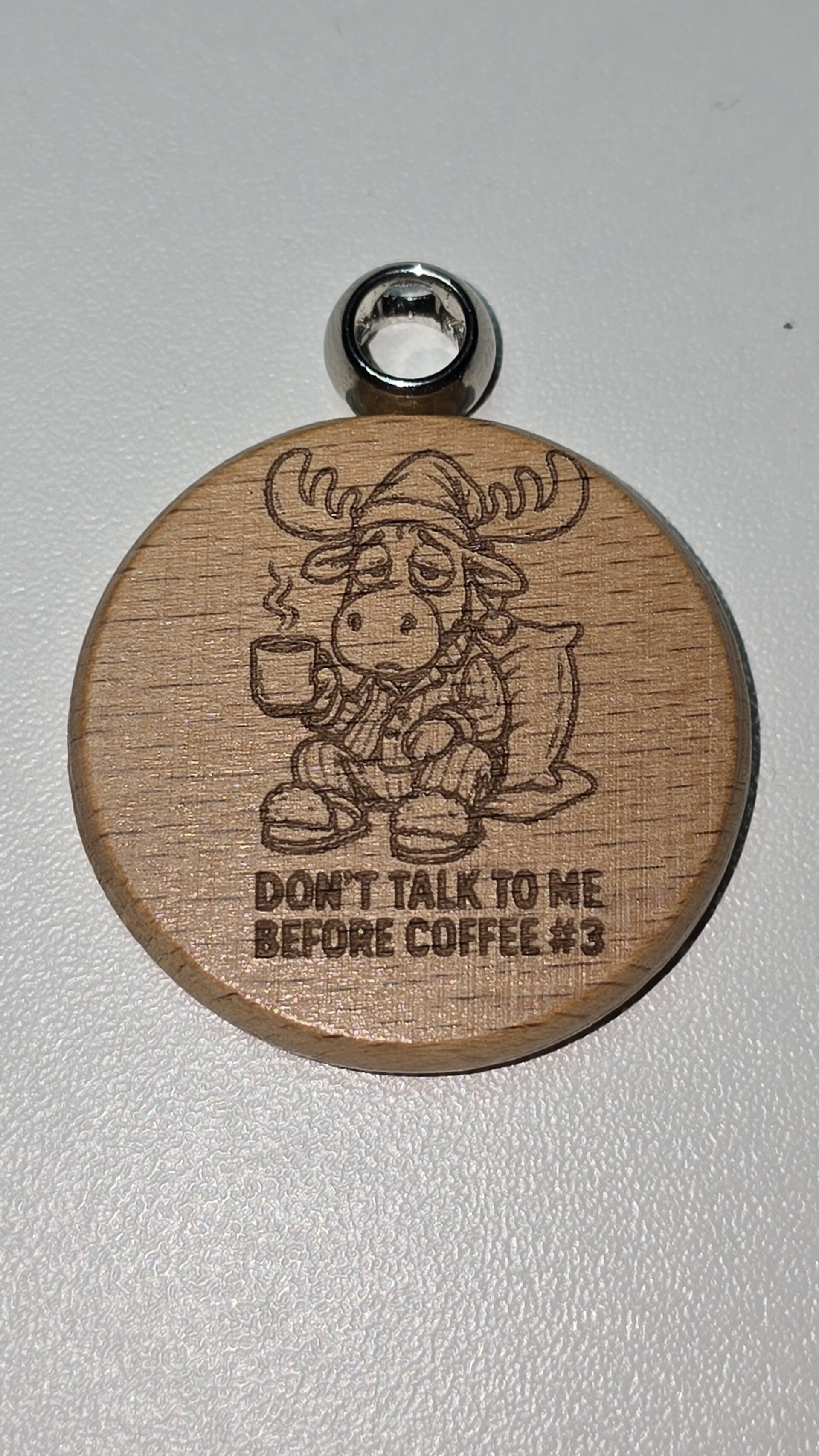 Schlüsselanhänger Holz, personalisiert