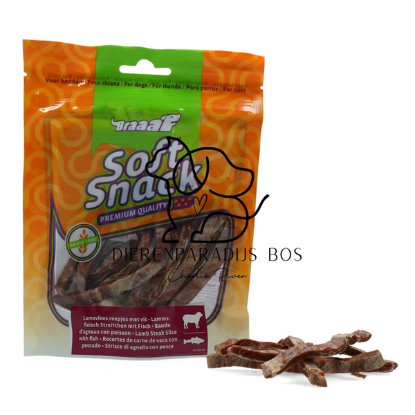 Braaaf Soft Snack Slices - Lam & Vis