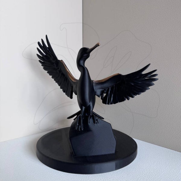 Monique • Aalscholver • zwart