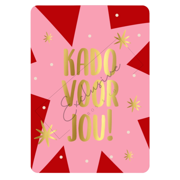Wenskaart • Kado voor jou