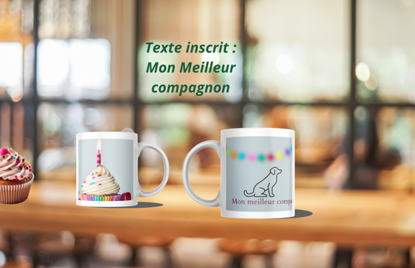 Mug “Mon meilleur compagnon” (Chien)