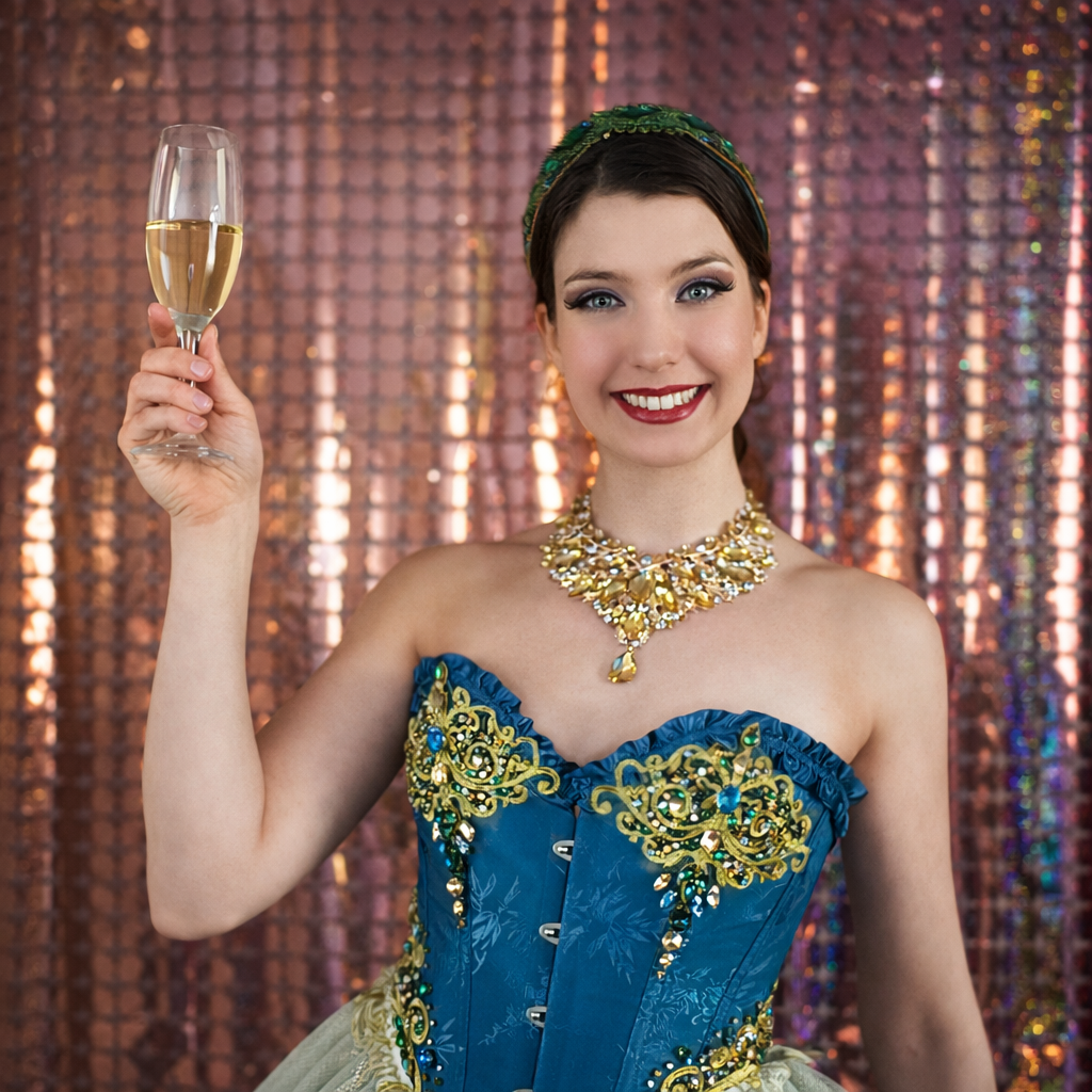 Julie Jewelicious Burlesque Hostess