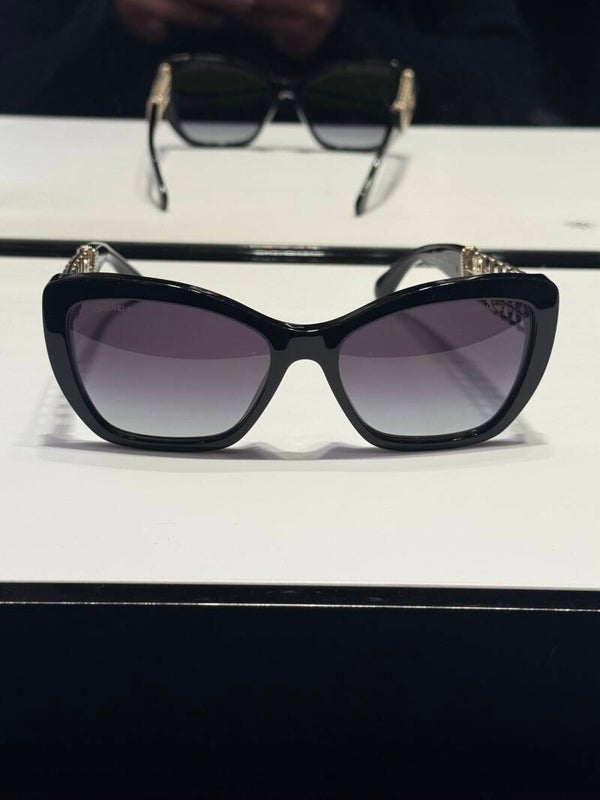 Chanel Bird Cage Sunglasses Cat Eye