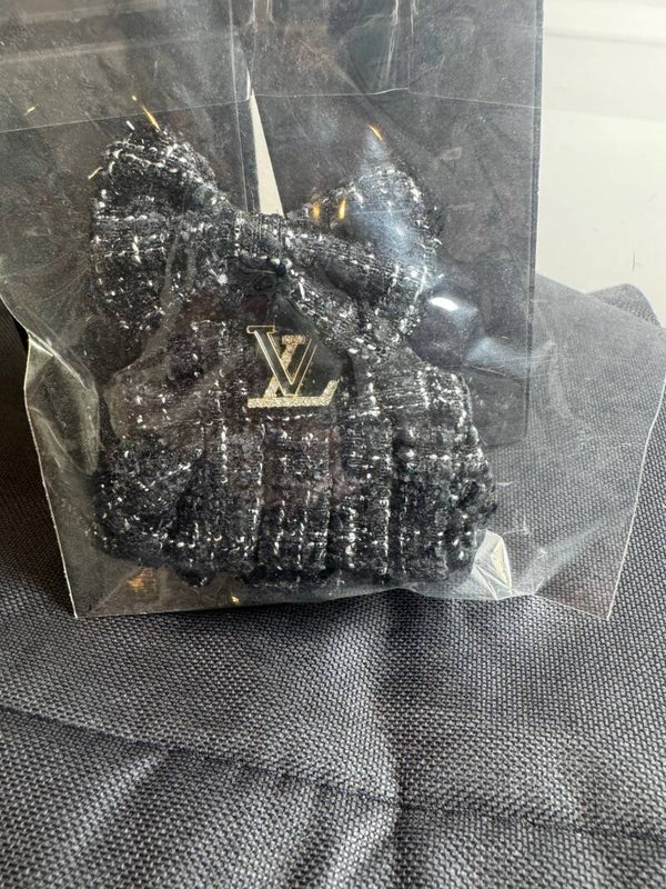 Labubu Black Tweed LV