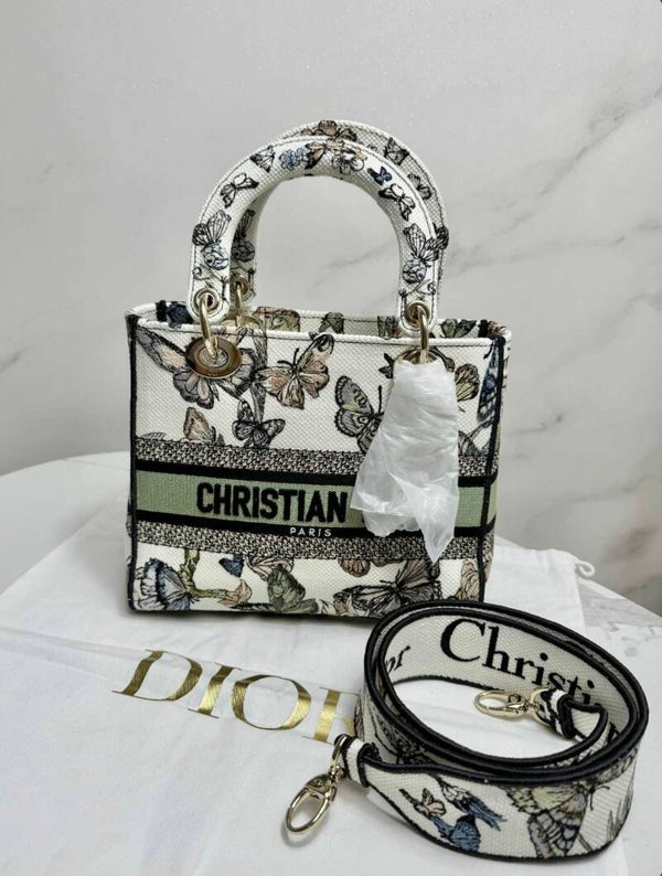 Christian Dior Medium Toile de Jouy Mexico Lady D-Lite Bag