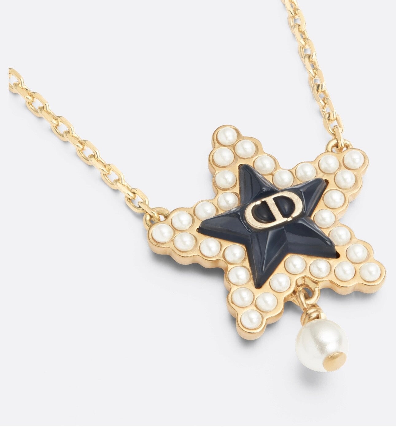 Dior Black Star Necklace