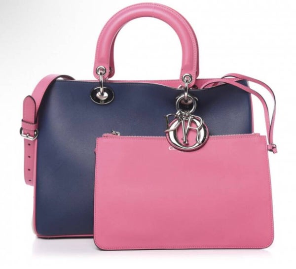 Christian Dior Tri-Color Diorissimo Handbag