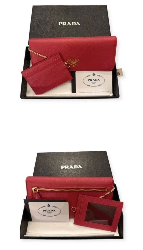 Prada Saffiano Long Wallet