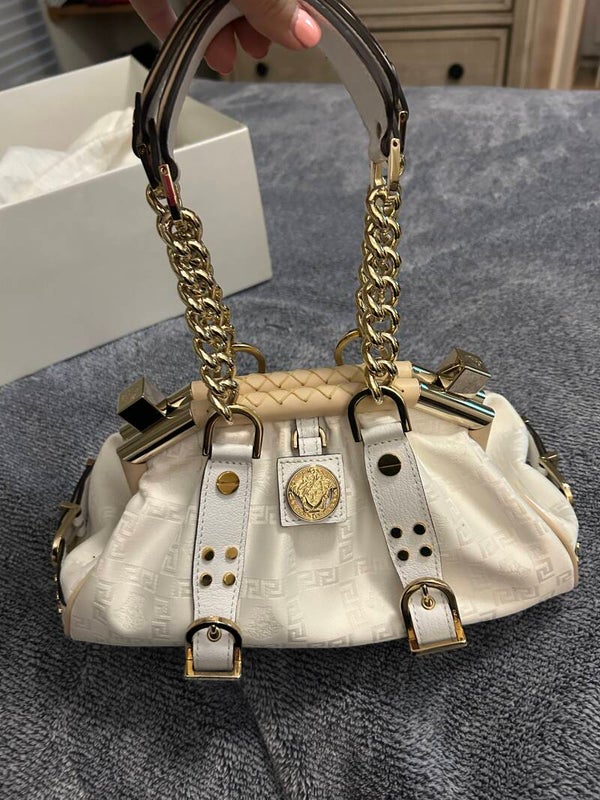 ***SOLD***Vintage Versace Handbag in Silk