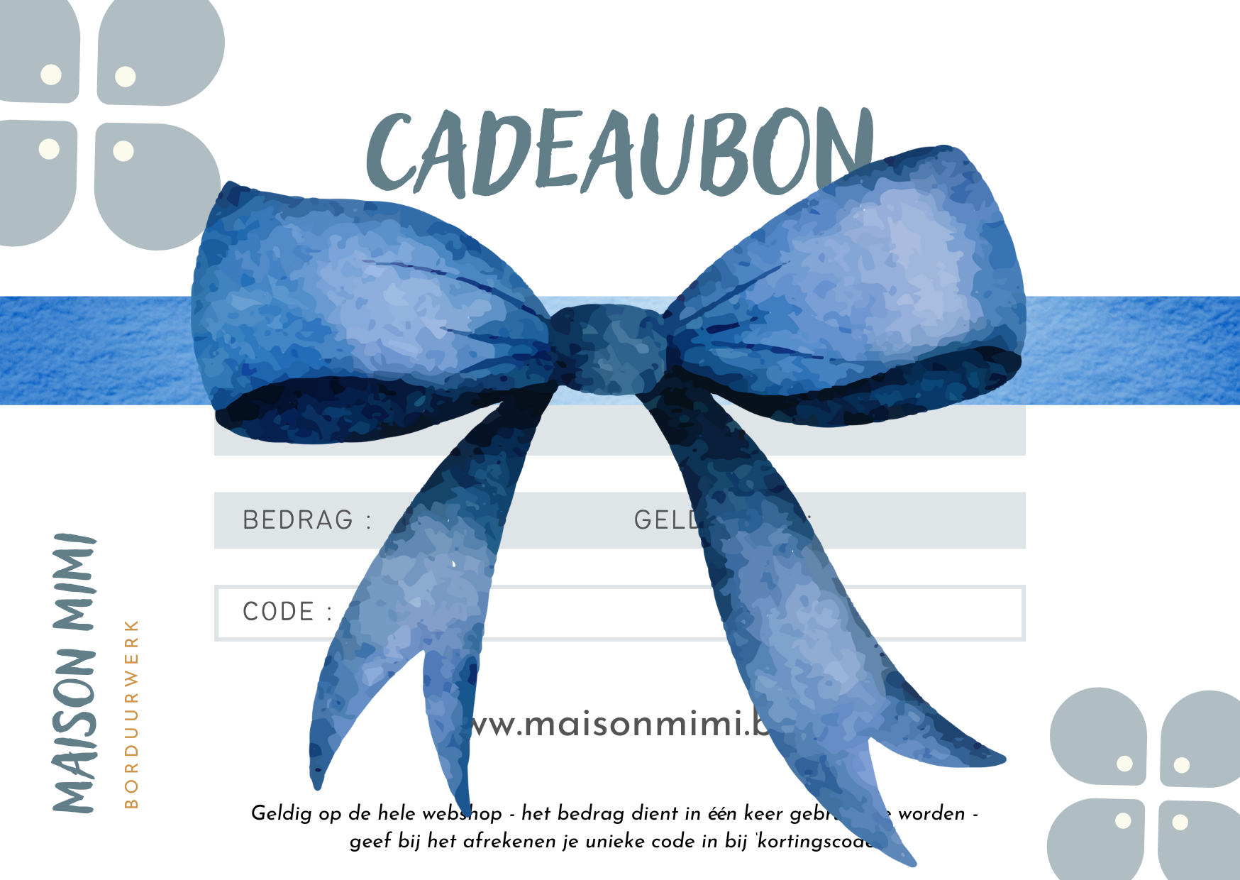 Cadeaubon €50