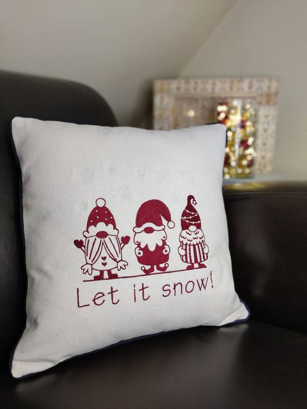 Kussen 'Let it snow!'
