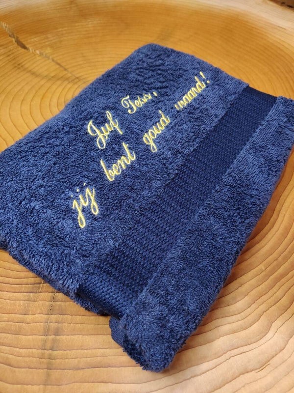 Handdoek 'Goud waard'