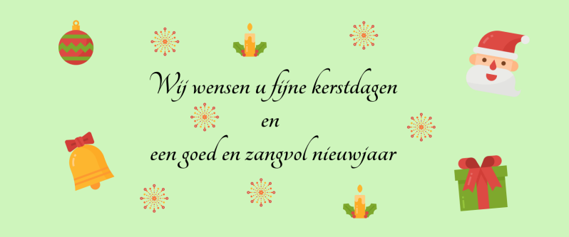 Kerstwens van de bond van koren Groningen