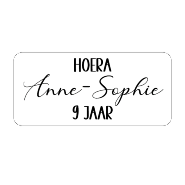 Traktatie stickers 5x | Anne-Sophie
