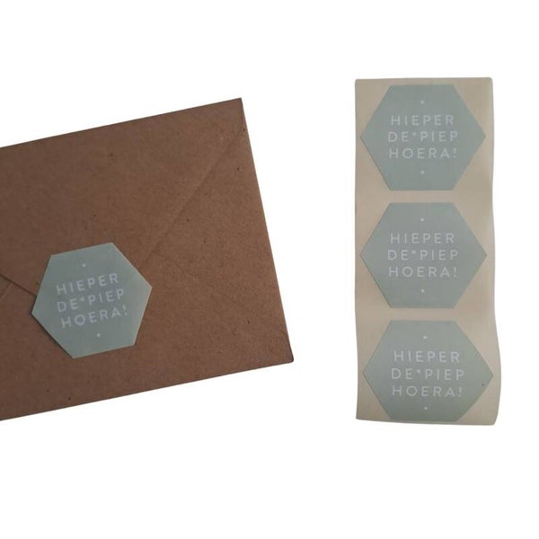 Sticker | Hieperdepiep mintgroen