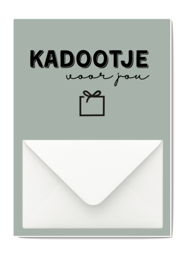 Geldkaart | Kadootje voor jou