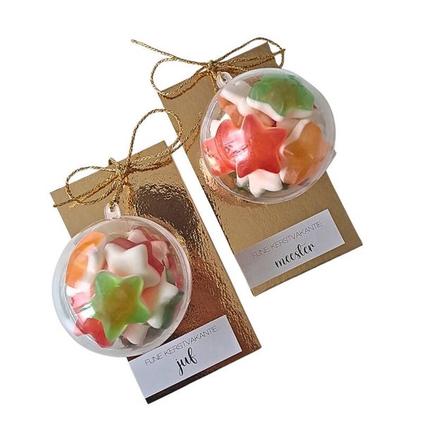 Kerstbal met sterren