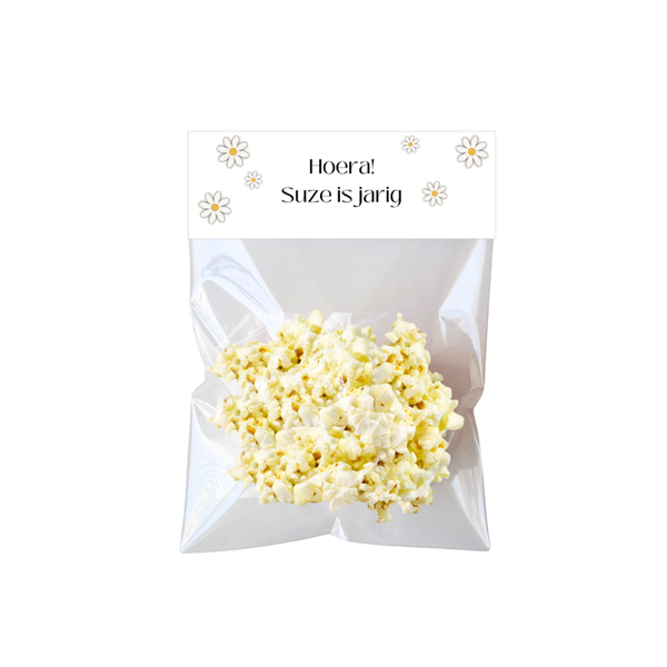 Digitale download - Traktatie label | Madeliefjes