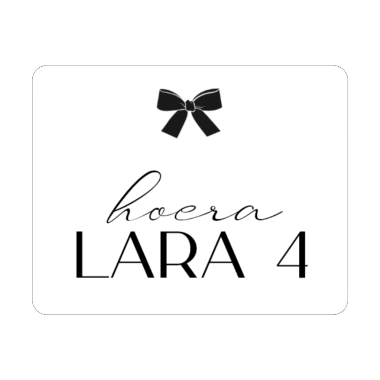 Traktatie stickers 5x | Lara