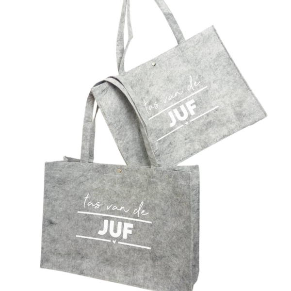 Vilten tas | Tas van de juf