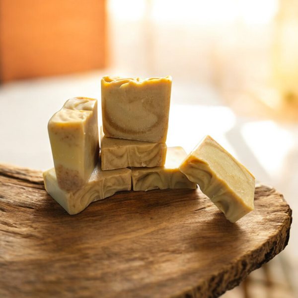 Tumeric and citrus exfoliating bar