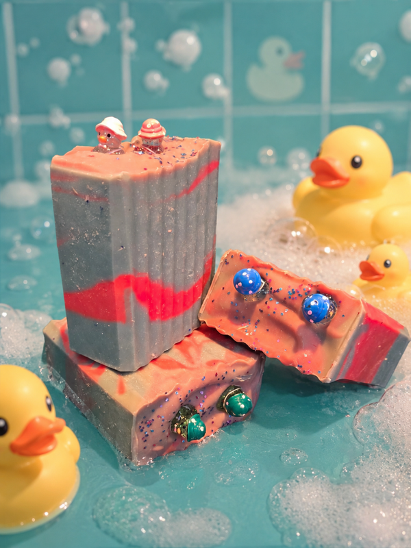 Summer duck soap.
