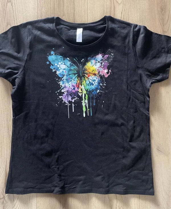 T-shirt Butterfly water - ladies -