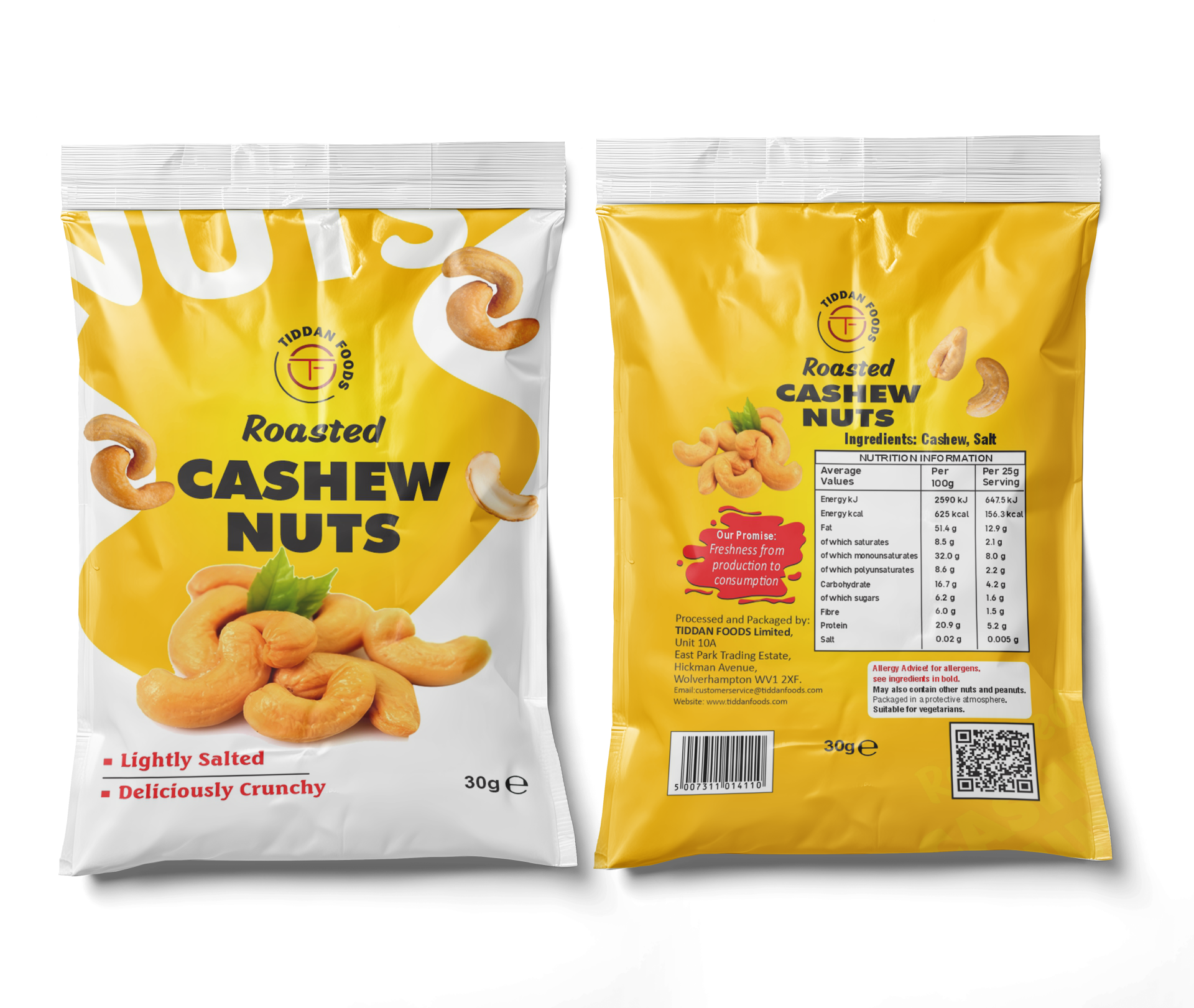 Cashew nuts 30g