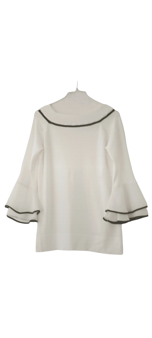 Pull femme blanc